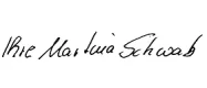 {{Unterschrift von}} Martina Schwab