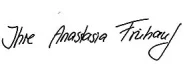 {{Unterschrift von}} Anastasia Frühauf