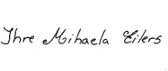 {{Unterschrift von}} Mihaela Eilers